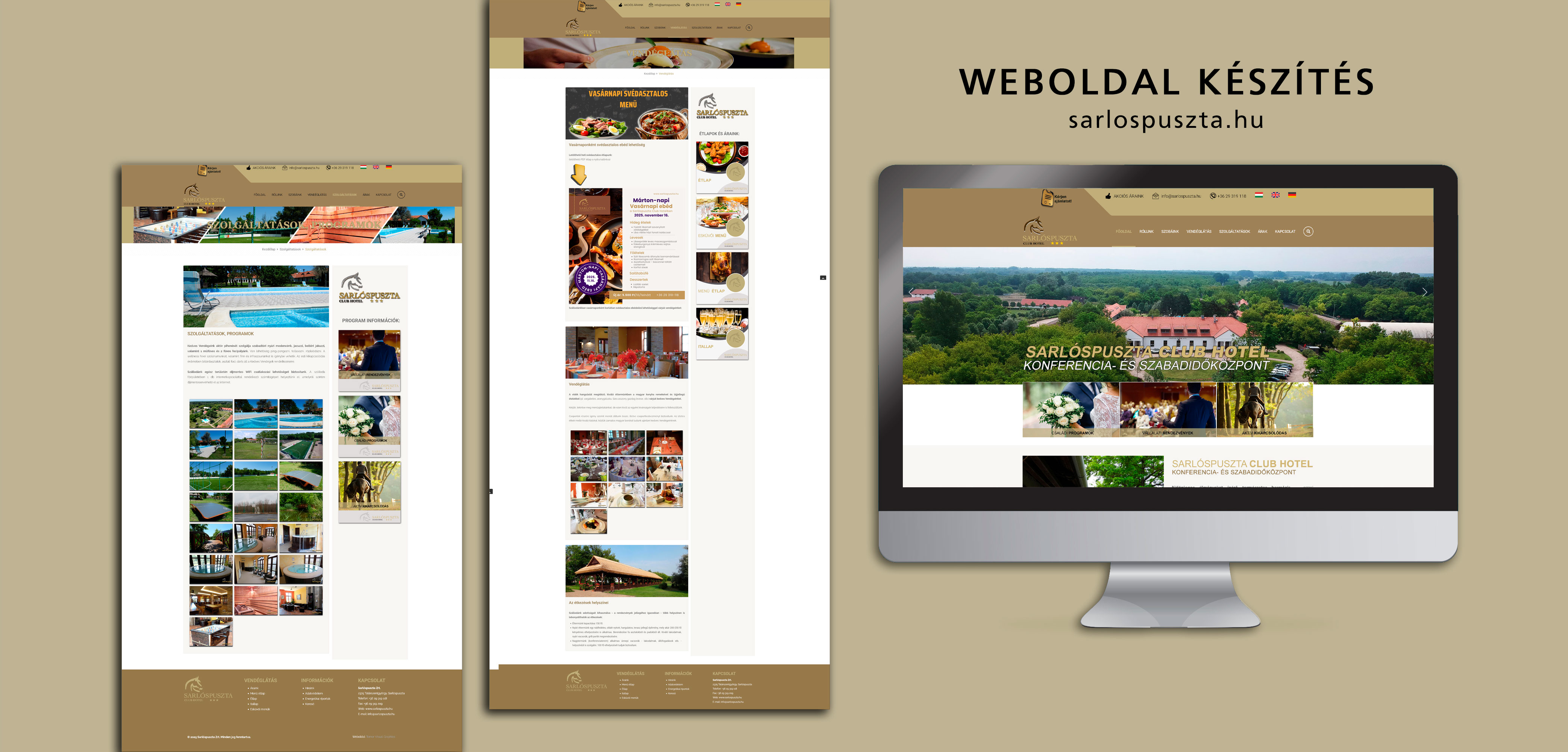 Weboldal készítés referencia