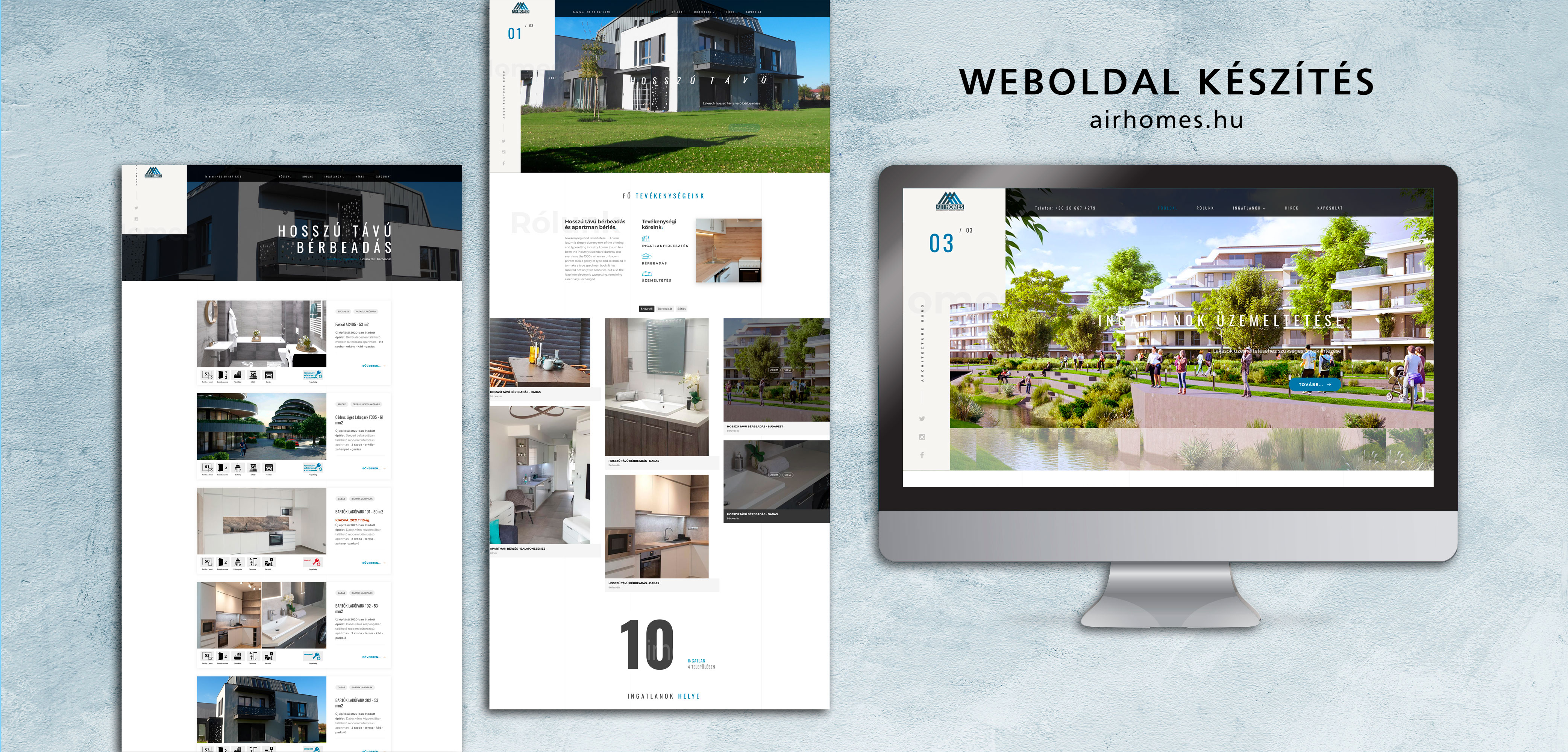 Weboldal készítés referencia